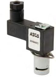 84 COMPACT -WAY SOLENOID PINCH VALVES The 84 Series are Aluminum body -Way normally closed and normally open solenoid operated pinch valves designed for use with highly aggressive or high-purity