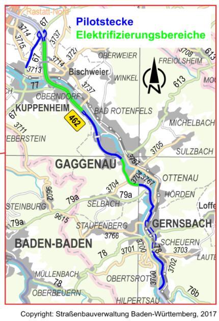Federal State of Hesse Track length / Amount of trucks: 5km / 5 Federal State of Baden-Wuerttemberg Track length /