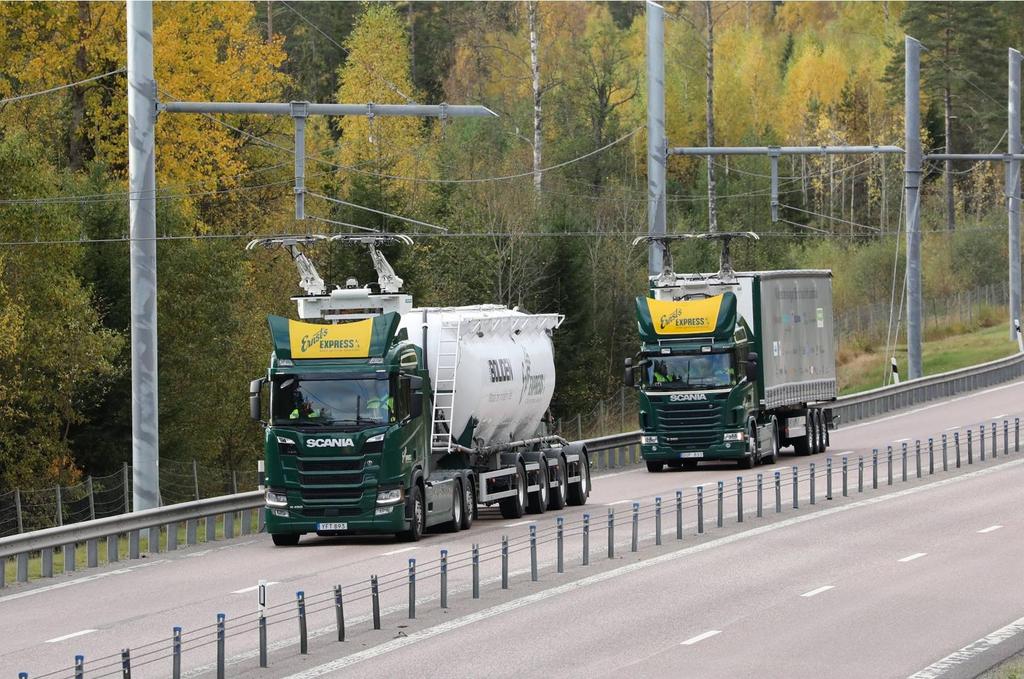 Possible semi-commercial pilot to take electric roads to the next level Swedish policy actions 85% of Swedish parliament recently voted for new climate law with goal of 70% reduction of domestic