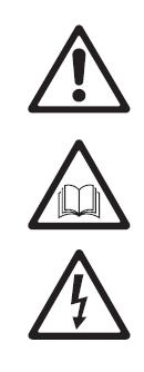 Safety Information The following symbols are used to identify important safety information on the product an in this manual: This product is for professional use only. It is not for household use.
