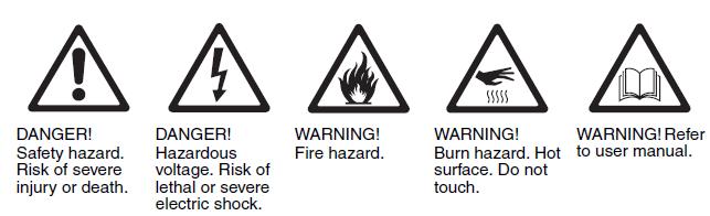 Read this manual before installing, powering or servicing the rotator; follow the safety precautions listed below and observe all warnings in this manual and printed on the rotator.