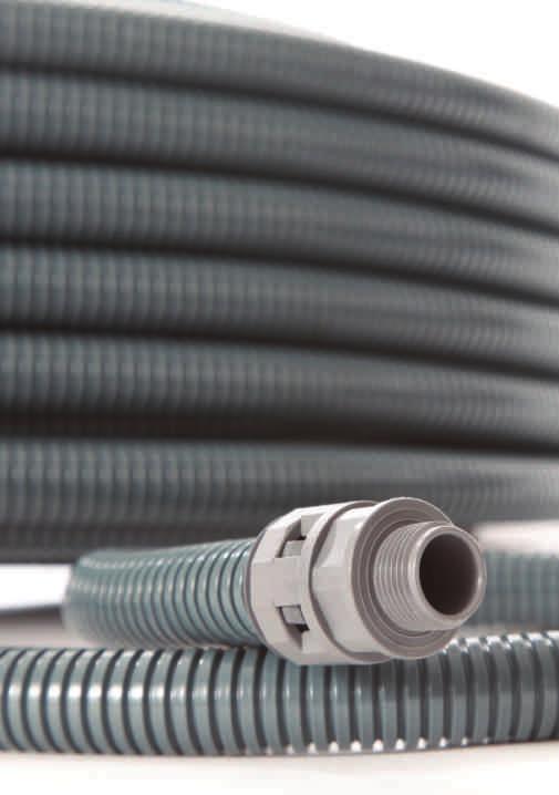 Protect Betaflex flexible conduit solutions The highly regarded Betaflex range includes polypropylene, halogen-free, rail approved and galvanised steel conduit.