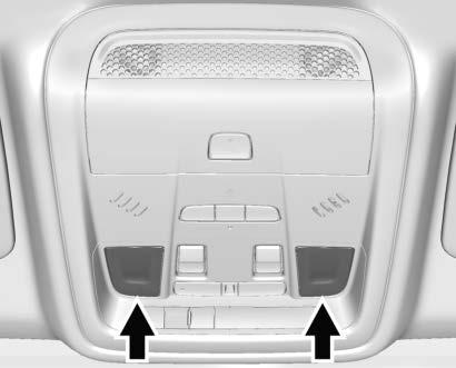 To operate, press the following buttons: j OFF : Press to turn off the dome lamps when a door is open. An indicator light on the button will turn on when the dome lamp override is activated.
