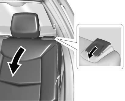 Caution Folding a rear seat with the seat belts still fastened may cause damage to the seat or the seat belts.