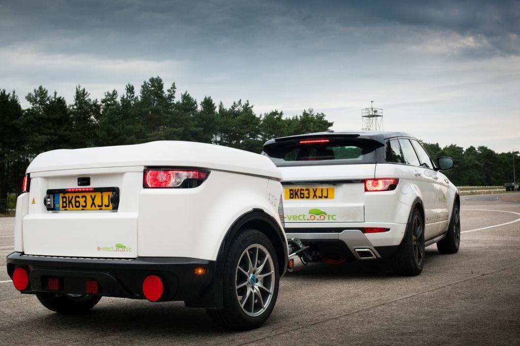 Trailer Range Extender Requirements 20kW installed, 4-600V delivered To support 2hrs continuous usage of vehicle Trailer Developed: A trailer, styled to match the RR Evoque was developed using off