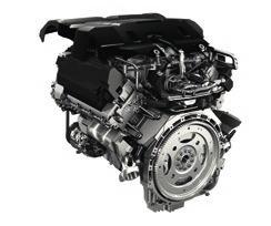 DRIVELINE, ENGINE PERFORMANCE AND FUEL ECONOMY The high performance gasoline engines use the latest powertrain technology.