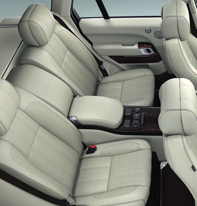Rear Executive Class seats For the ultimate in rear seat luxury, the Rear Executive Class seating option provides supreme comfort and convenience, with two individual rear seats and the full extended