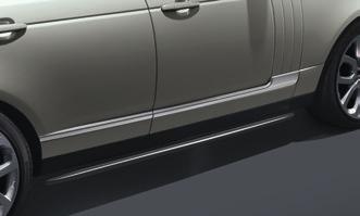 Neatly stowed under the sills, the Side Steps automatically deploy as soon as the door is