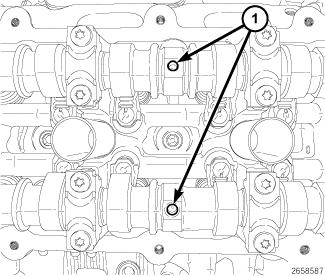 Reset the left side cam chain tensioner (5) by lifting the pawl (3), pushing back the piston and installing Tensioner Pin 8514 (7) (Refer to 09 - Engine/Valve Timing - Standard Procedure). 8. Verify that the key (3) is installed in the crankshaft.