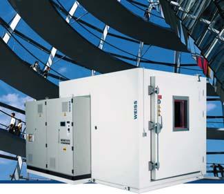 high-quality test equipment: from economical series devices to walk-in systems processintegrated systems built to
