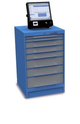 Electronically controlled drawer cabinet Tool-Server-Modular (TSM ) Tool dispensing system Drawer cabinets including complete storing software Drawers with front height 50