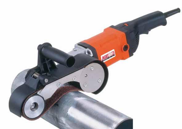 WRAPAROUND TUBE SANDER / POLISHER The powerful motor is equipped with variable full wave feedback electronic speed control for a smooth even finish.