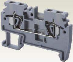 CSC2.5T SPRING CLAMP TRMINAL BLOCKS FD THROUGH TRMINAL BLOCKS CSC4T CSC6T Terminal Block Pitch 5 mm 6 mm 8 mm Height x Width 36 x 58 mm 42 x 65 mm 45 x 72 mm Flexible Stranded Connection Possibility