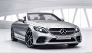 C-Class Cabriolet C 200 Cabriolet C 300 Cabriolet 1,497cc, 4-cylinder, 135kW, 280Nm Petrol with EQ Boost 9G-TRONIC Rear wheel drive 1,991cc, 4-cylinder, 190kW, 370Nm Direct-injection, turbocharged