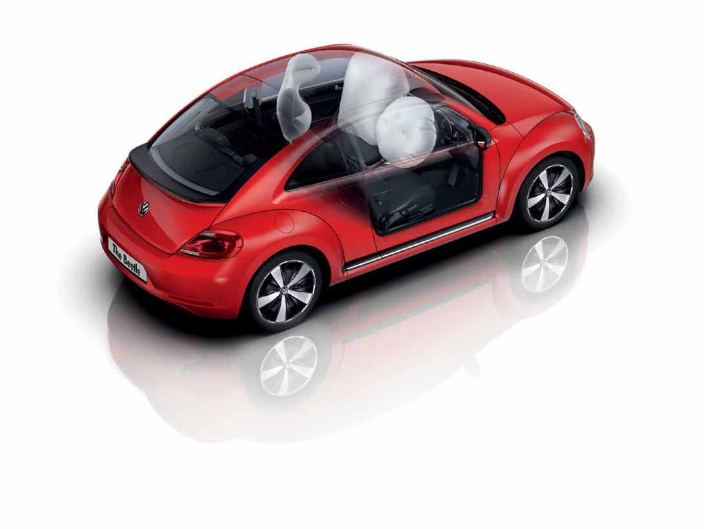 Safety Alloy wheels Safety & Alloy wheels 20 21 The redesigned Beetle defines Volkswagen s commitment to provide the highest level of protection for you and your passengers.