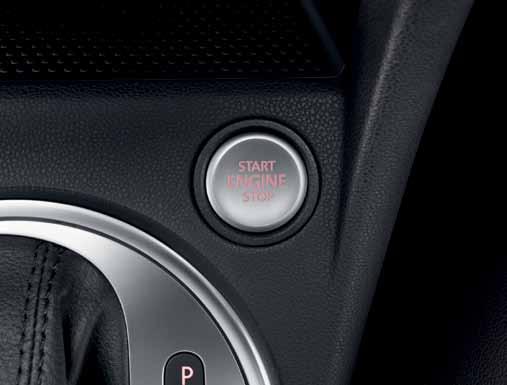 When the brakes or clutch are depressed, the speed control system automatically switches off again. Optional on Design and standard on Sport.