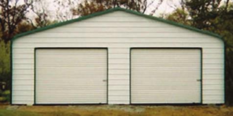 foot taller than garage door. If ordering two garage doors on the same end, building height must be two feet taller than the doors. *Prices shown are for certified open carports only.