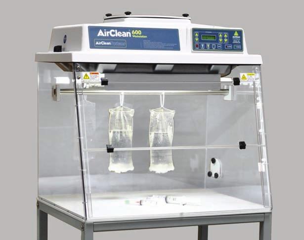 Vertical Laminar Flow Workstation Standard Features: UVTect microprocessor controller* Seamless, polycarbonate shell provides 360 visibility Integral polypropylene base for easy cleaning Built-in
