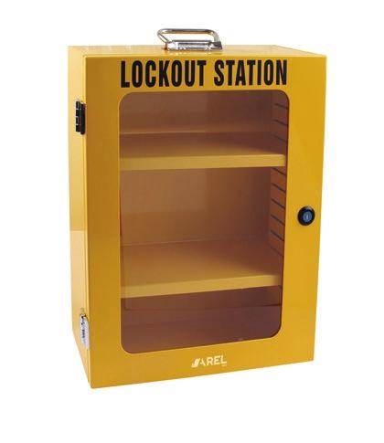 LK02 Other variants The text can be customized at the request of the customer Lockout kit Lockout station for LOTO devices made with carbon steel with locking