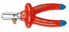 VDE 8094 VDE CABLE SHEARS with VDE dipped insulation For cutting multi-strand copper and aluminium cables up to Ø 20 mm Up to Ø 25 mm with first and second cut Cutting edges additionally inductively