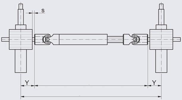 . spline shaft section fixing screw key way acc. to DIN.4.3 Precision Shaft Joints Extendable KGW = Order no. KGW KGW KGW KGW4 KGW max.