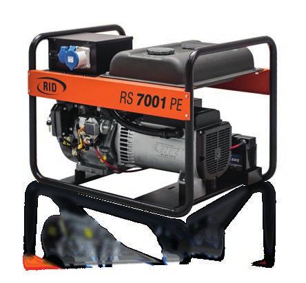 7,0 kva ENGINES BRIGGS & STRATTON RS 7001 PE RS 7000 PE PROFESSIONAL LINE TYPE RS 7001 PE RS 7000 P RS 7000 PE Order number 717051 717055 717056 Generator type synchronous synchronous synchronous