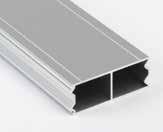 The system is based on a range of aluminium sections bonded together to form a tailored floor.