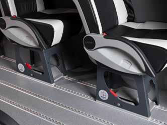 It s easy to use and requires only one hand for operation. The low friction surface under the TwinLock allows seats to slide back and forth effortlessly in the rail.