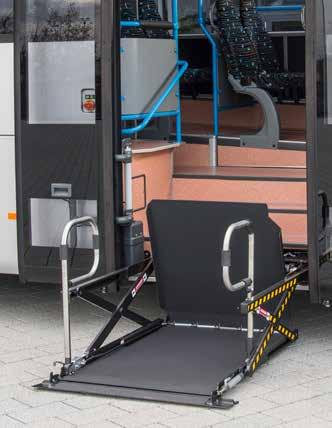94 Wheelchair lifts UVL 855 Manufactured by BraunAbility UVL 855 A cassette wheelchair lift for coaches and transit buses.