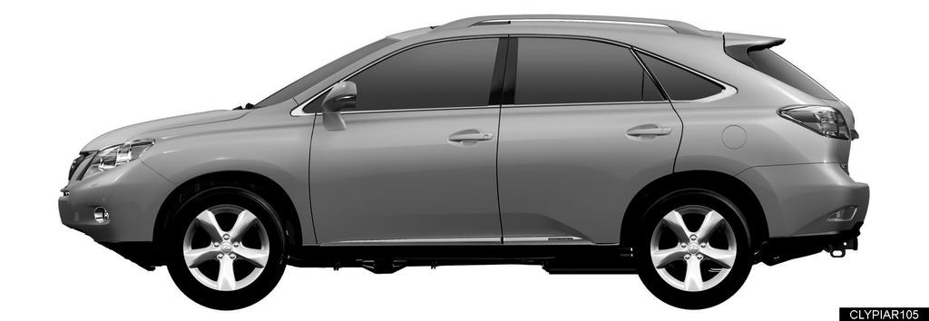 RX 450h Identification In appearance, the 2010 model year RX 450h is nearly identical to the conventional, non-hybrid Lexus RX 350.