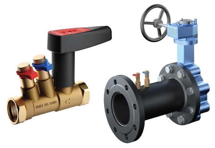 Ballorex Venturi Description The Ballorex Venturi is a range of manual balancing valves used in water-based heating and cooling systems to ensure an evenly distributed flow in zones, branches, risers