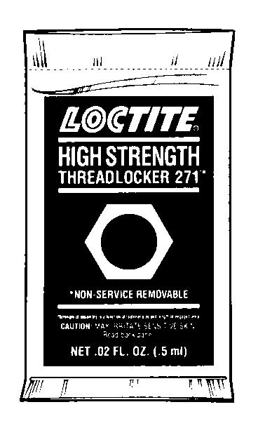 INDEX CABLE MAKING SUPPLIES Loctite Threadlockers Job-SizeDisplay Single job-size packs of our most popular threadlocking products packaged in a convenient point-of-purchase display.