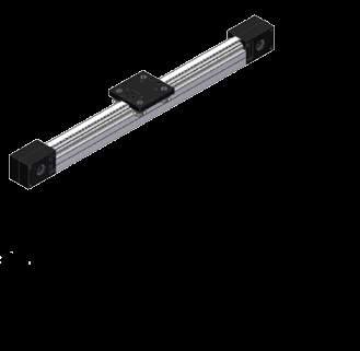 LT2 series Robust linear units with wheel- or rail guide Compact design, the width of the profile is 60 mm Guide system of hardened wheels on hardened shafts or recirculating rail guide, size -20-