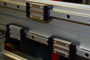 Almotion Engineering designed two new aluminum profiles and mounting brackets for the application.