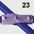 on railings. * Adjustable Two Socket Cross Type 23 SIZE WT.
