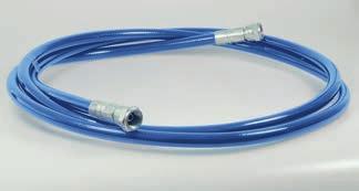 3 High pressure fluid hoses Fluid hoses with a PA liner Fluid hose NW 4 / ID ¼" -N- -R- Length (m / ft) Connections Max. operating pressure 0413429 0630524 1.0 / 3.28 1/ 4" NPSM 410 / 5946.