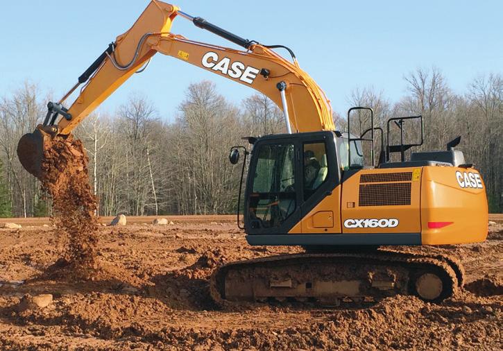 CX160D EXCAVATOR LONG UNDERCARRIAGE TIER 4 FINAL CERTIFIED ENGINE Model Emissions Certification Fuel Type Cylinders Isuzu AR-4JJ1X CEGR, SCR, DOC Tier 4 Final Requires ultra-low sulfur fuel B5