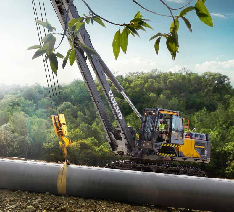 , Volvo Pipelayers Tipping capacity : 55 t /