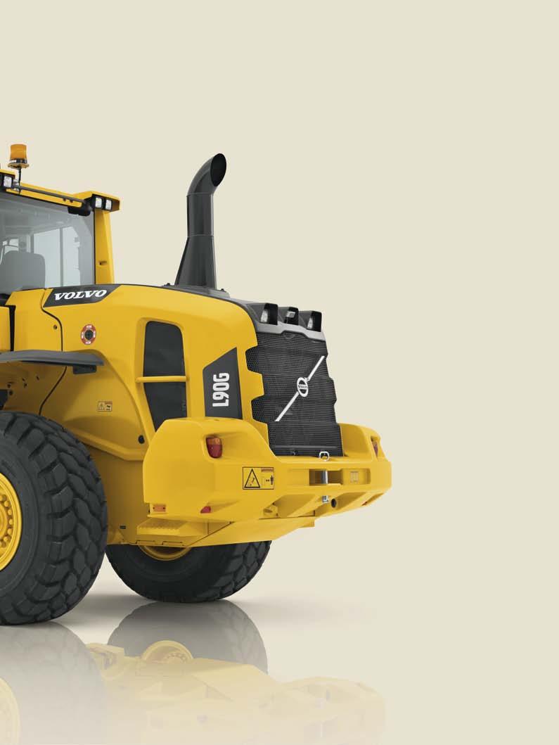 Industry-leading cab All-round visibility and comfort is at the forefront of design for Volvo s ROPS/FOPS approved cab.