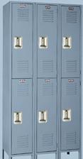 ALL-WELDED LOCKERS FOR HIGH STRENGTH & SECURITY QUALITY FEATURES Lyon Solutions to Locker Abuse Single Tier Quiet Lockers Double Tier Quiet Lockers For overall height, multiply number of openings by
