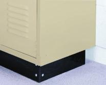 LOCKER ACCESSORIES - FLOOR ANCHORING/BASES Anchoring Locker (Anchor) Anchor approximately every third locker Anchoring Angle For Lockers without legs use a locker anchoring angle (running from front