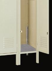 Galvannealed Lockers are for installations in high corrosive atmospheres. Lockers are fabricated from galvannealed steel and have standard powder coat finish.