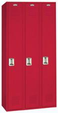 Actual height of 37" high = 37-1 32"; 48" high = 48-5 8" Double Tier Quiet Lockers are designed for short period use, or where short coats and jackets are worn.