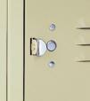HEAVY-DUTY VENTILATED LOCKERS FOR DURABILITY & VENTILATION QUALITY FEATURES for Knocked-down and All-welded Lyon Solutions to Locker Abuse door jambs for maximum security built-in locks with wrap
