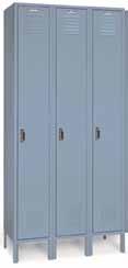 and built in padlock loop. Available on single, double, triple-tier lockers.