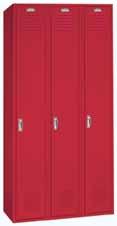 Available on single, double, and triple tier lockers.