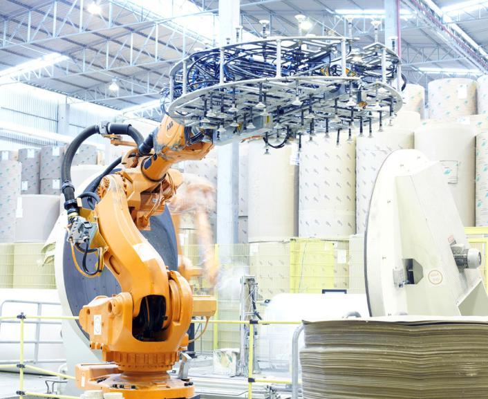 clean room version Best-performing mid-sized robots Application focus Material handling application centers Strong competence in consumer electronics (3C) Strong growth in emerging markets, esp.