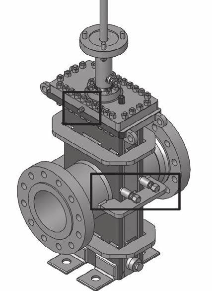 Blowout-proof stem design The TCSGV valve s stem design retained in