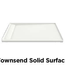 Townsend Solid Surface Center Drain (48 x 36) 4836SMCOL.218 Townsend Solid Surface Left/Right (60 x 36) 6036SML(R)HOL.218 Townsend Solid Surface Left/Right (60 x 32) 6032SML(R)HOL.