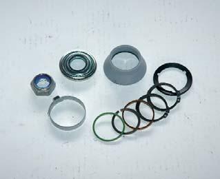 washers and locknut. To repair one axle side. Kit to suit: All 15, 19.